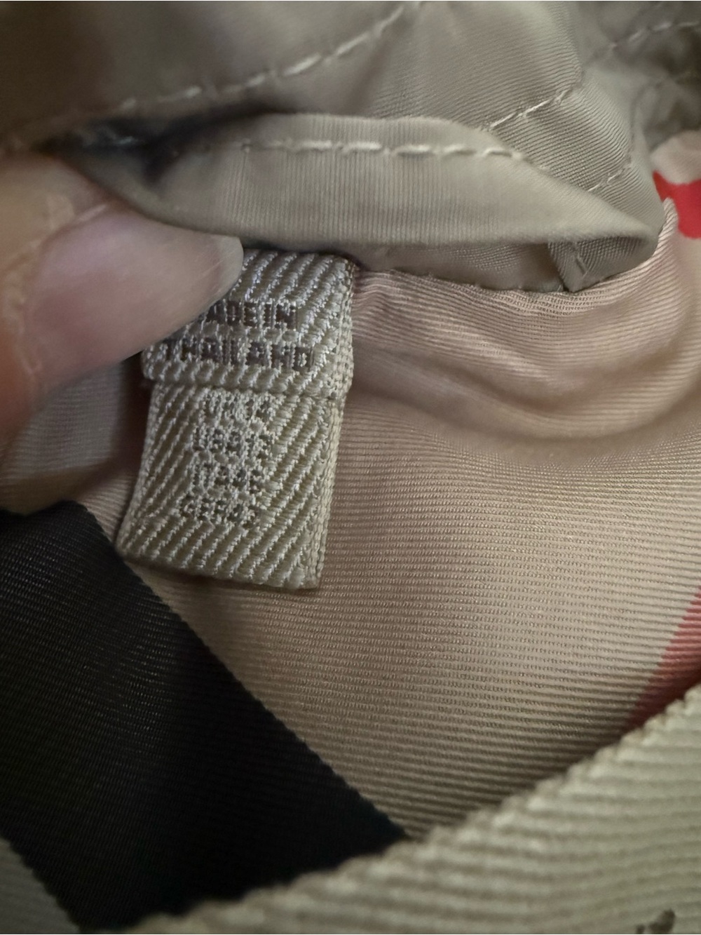 Burberry Brit Double Breasted Khaki Trench Coat Size 12 - Picture 6 of 8